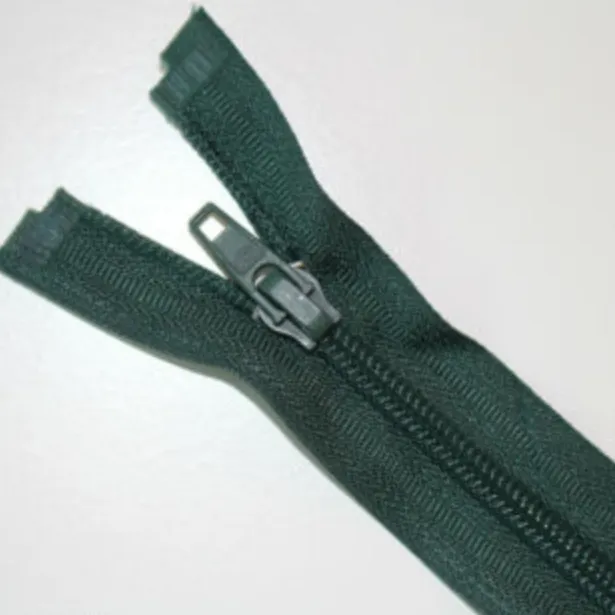 10" / 25cm Regular Nylon Open End Zip  - Select Colour