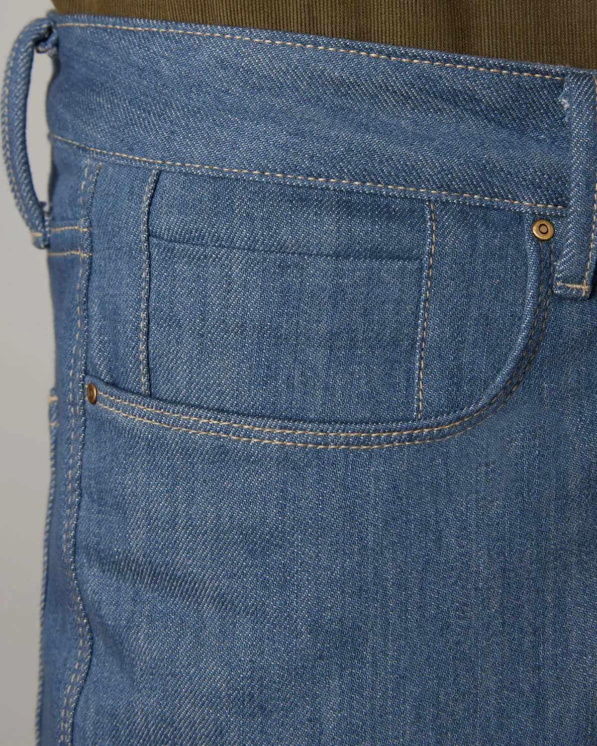 Japanese Premium Glacial Rigid Selvedge Denim Jeans for Men - Tailored Fit, Timeless Style