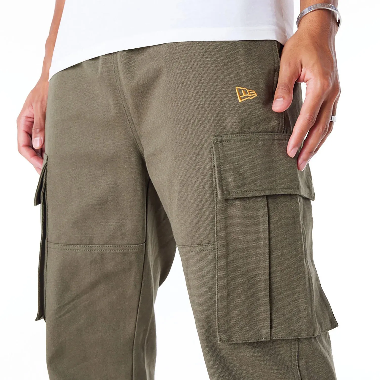 NEW ERA Green Cargo Trousers