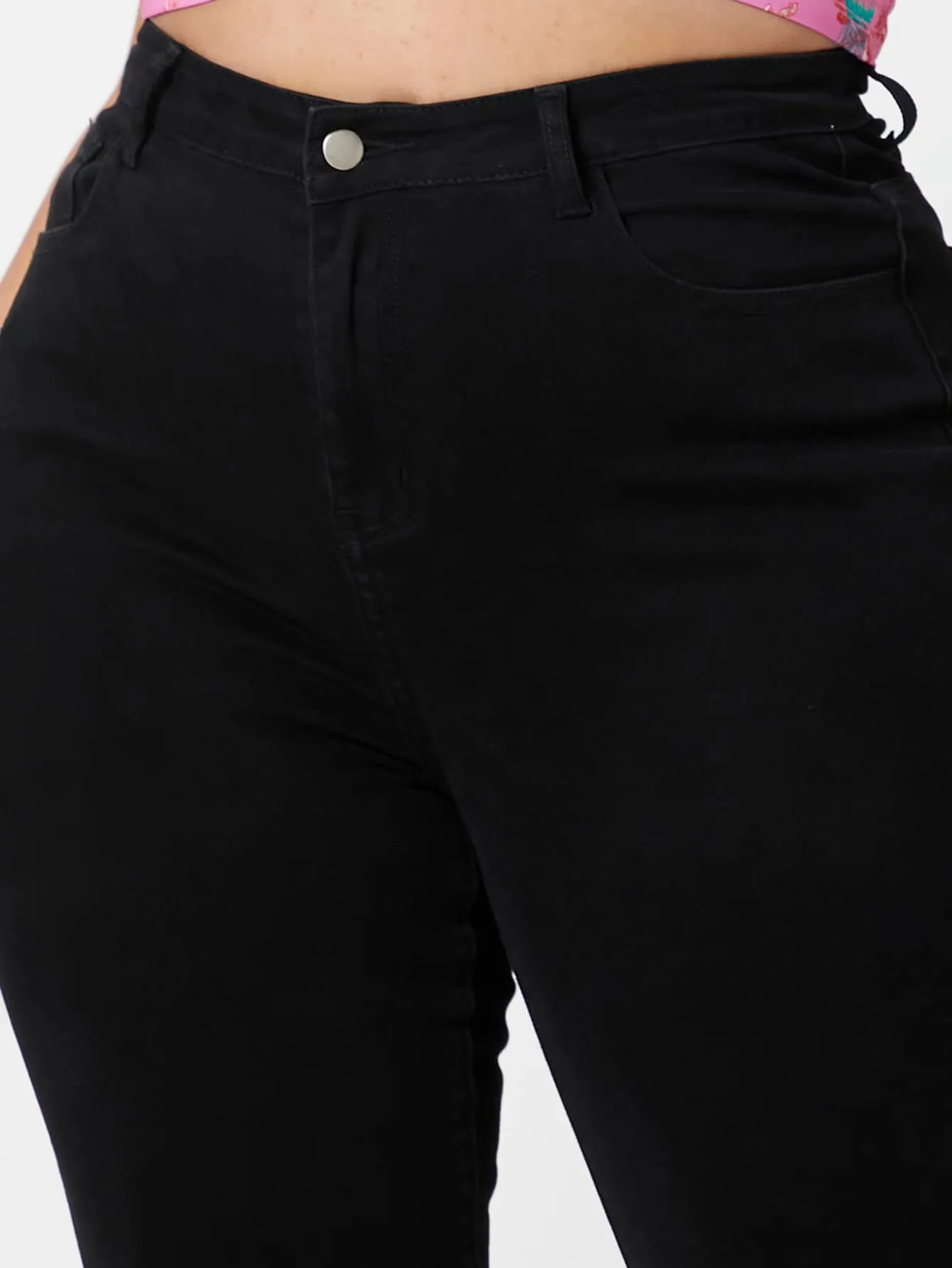 Plus High Waist Skinny Jeans
